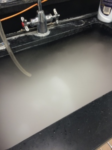 ...have a sink full of CO2 and make fun tornadoes with the gas because science! yay sublimation! 